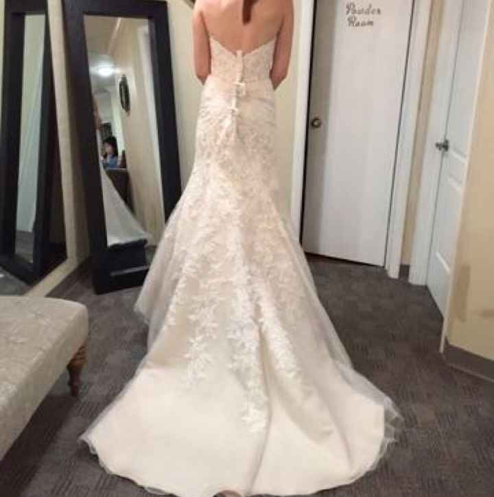 Let's see your wedding dresses.