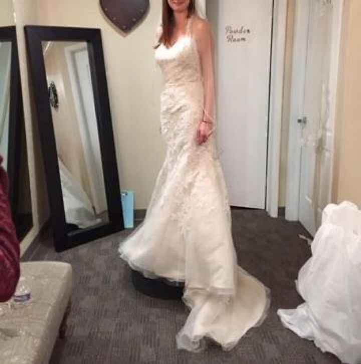 Let's see your wedding dresses.