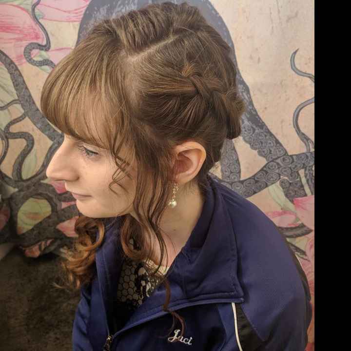 Hair for open back dresses - 4