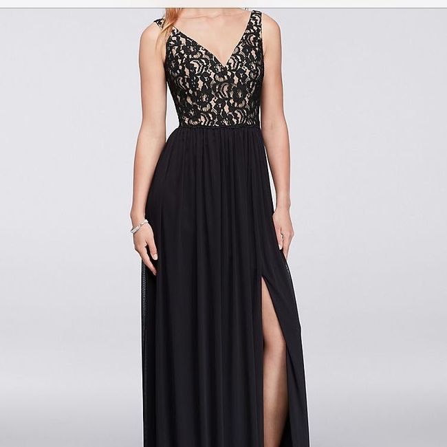 Bridesmaid dresses.