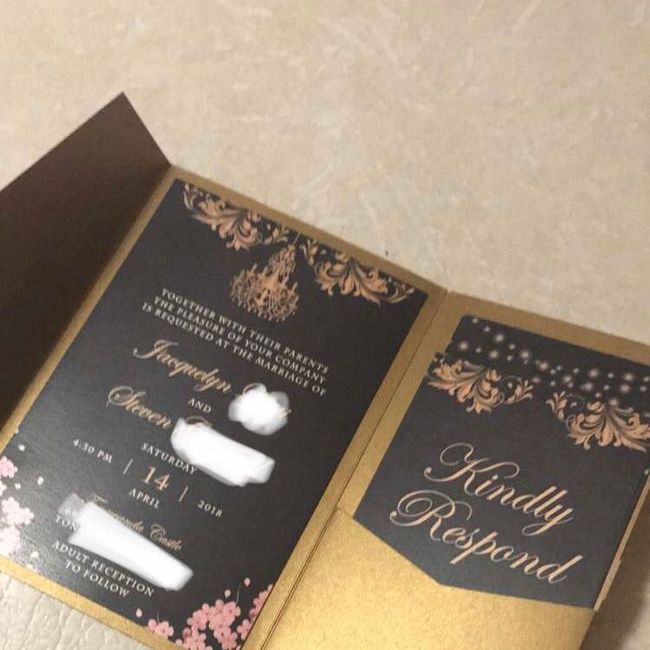 Yay invites arrived! - 1