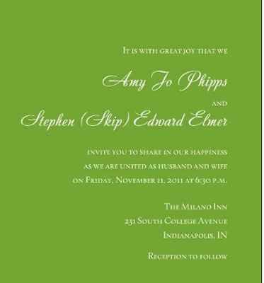 invitations...opinions please