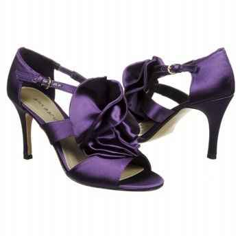 Shoe ideas for the purple, turqouise or peacock brides