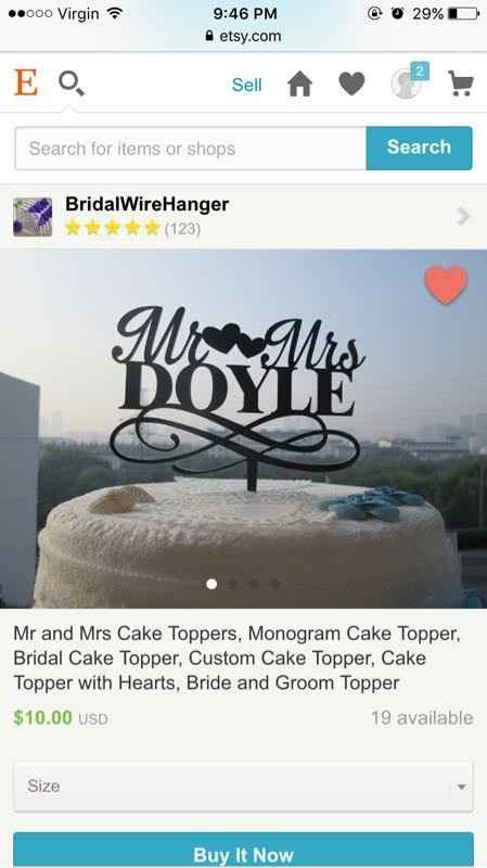 Show me your cake toppers