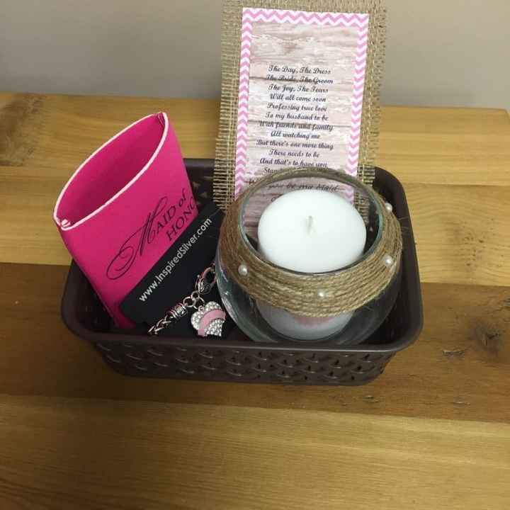 Asking your girls to be bridesmaids