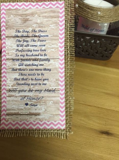 Did You "Pop the Question" to Your Bridesmaids?