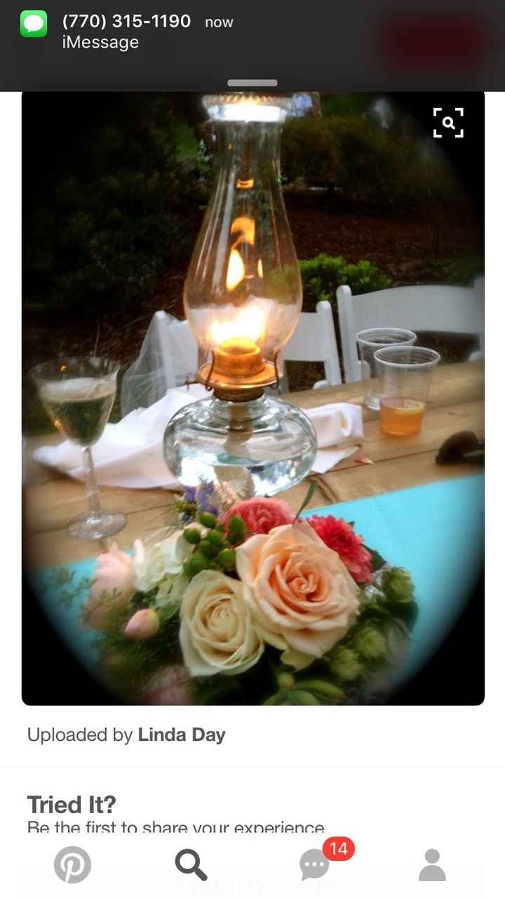 Rustic decor/centerpieces!