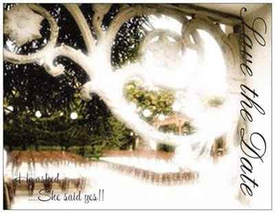 My VistaPrint Save the Dates