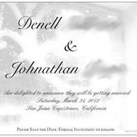 My VistaPrint Save the Dates