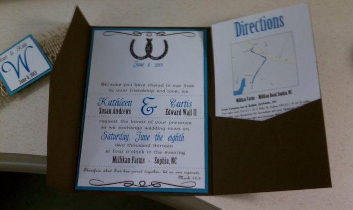 DIY pocketfold invitations logistics