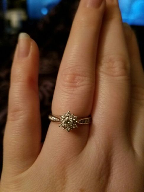 Lets see those beautiful engagement rings