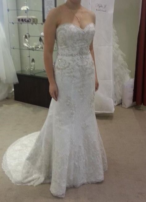 Having doubts about my wedding dress