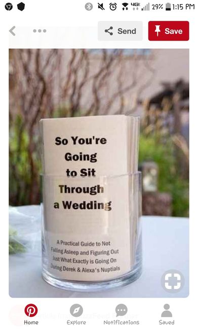 Wedding programs? - 1