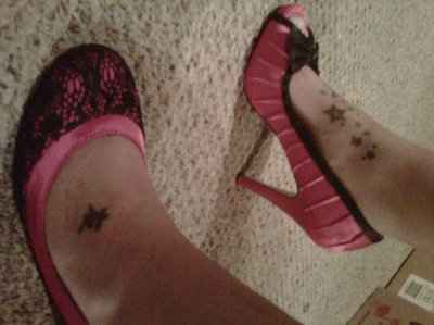 Which do you like better? Shoe pics...
