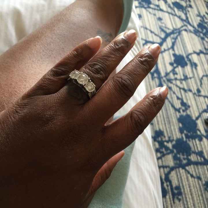 Let's see those beautiful rings lady's!