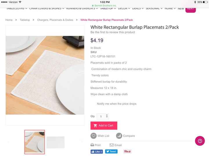 Is the table design too busy???
