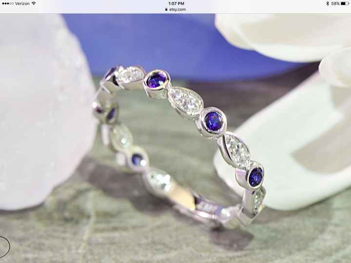 Only one ring, no wedding band
