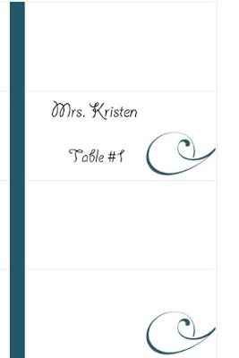 DIY Escort Card Help