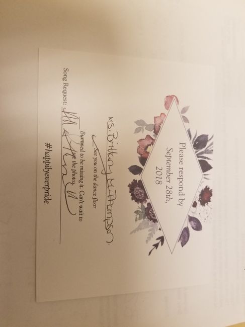 rsvp Annoyance! - 1