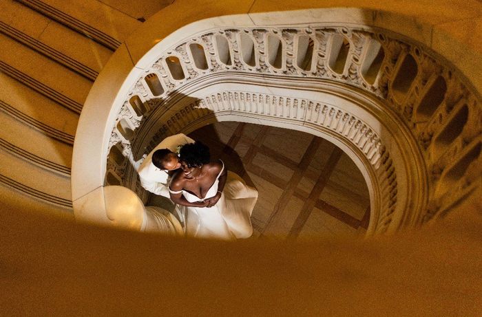 the stairwell at the old courthouse in Cleveland