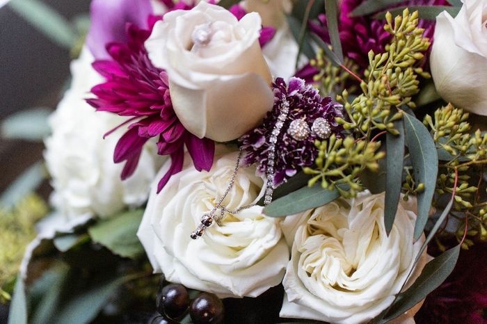 flowers with jewerly close up! 