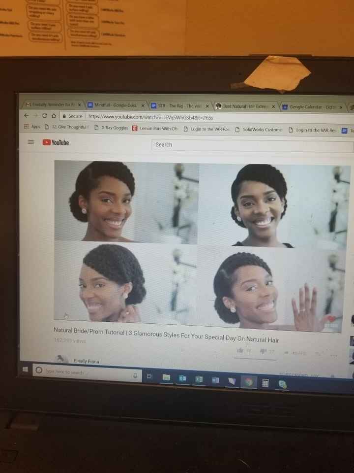 Any one doing their own hair & makeup?? - 1