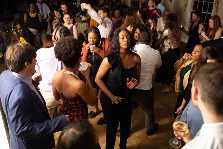 dance floor was popping! 