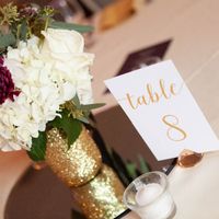 table decor - loved the flowers 