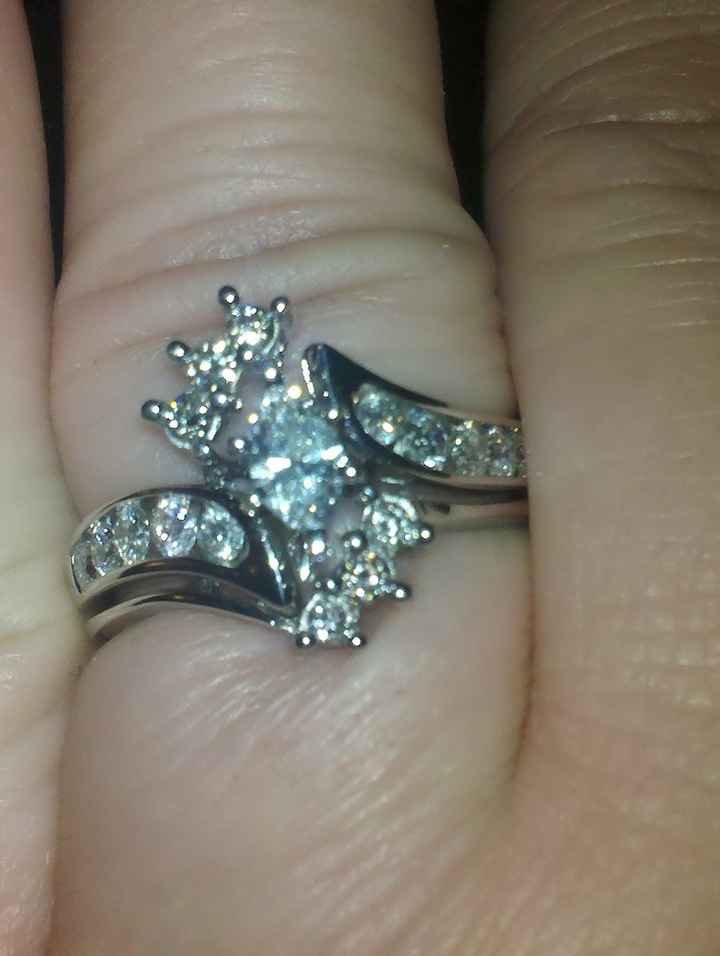 We haven't seen any BLING in a while!  Show off your rings!
