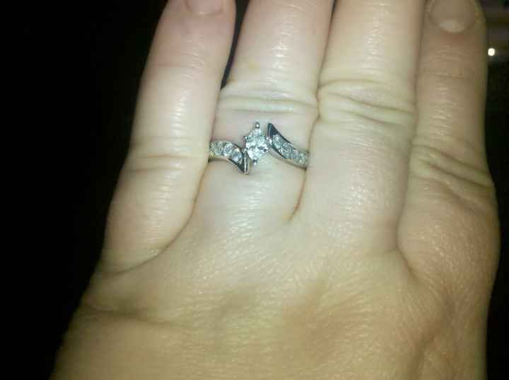 We haven't seen any BLING in a while!  Show off your rings!