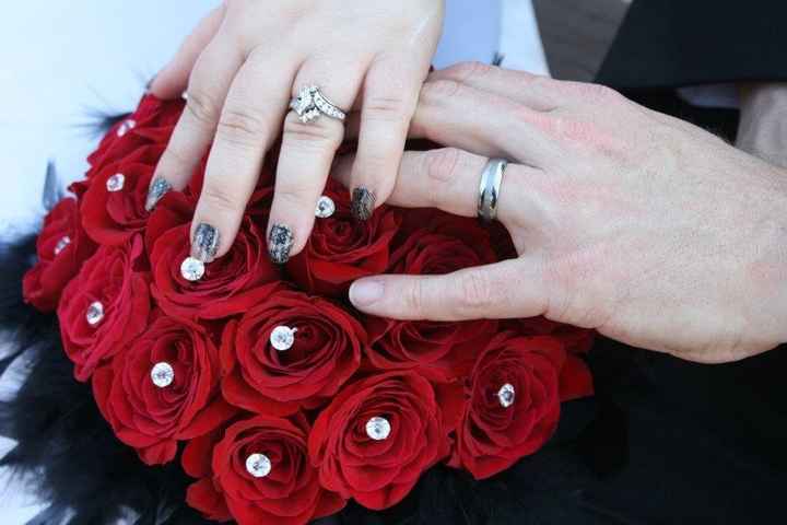 I'd love to see everyone's engagment rings.