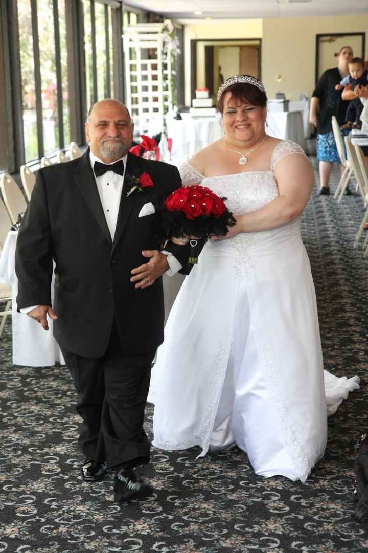 Weird OBSESSION: I love seeing brides in their ACTUAL dresses :)
