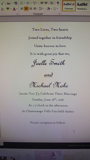 Updated invitation
