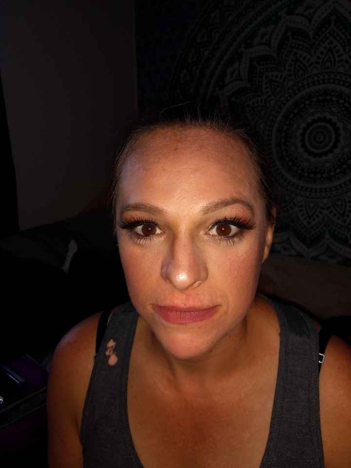 Hair and makeup trial - 1