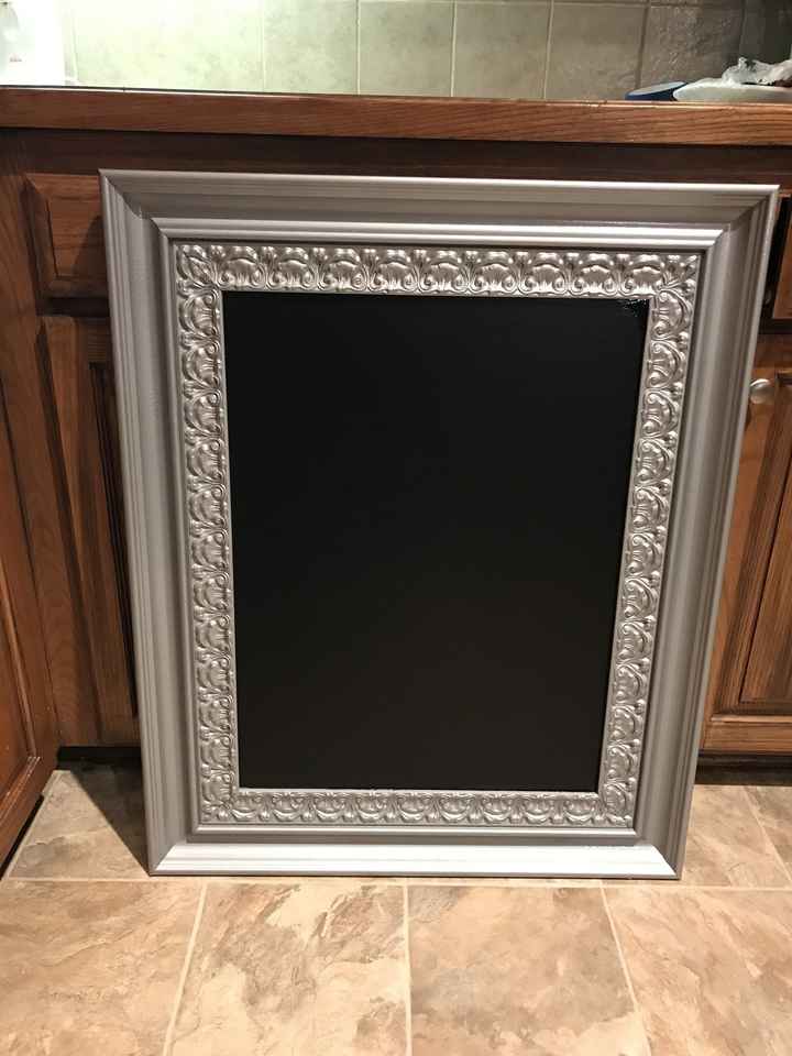 DIY chalkboard