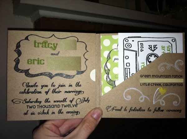 My DIY invitations!  **pics**