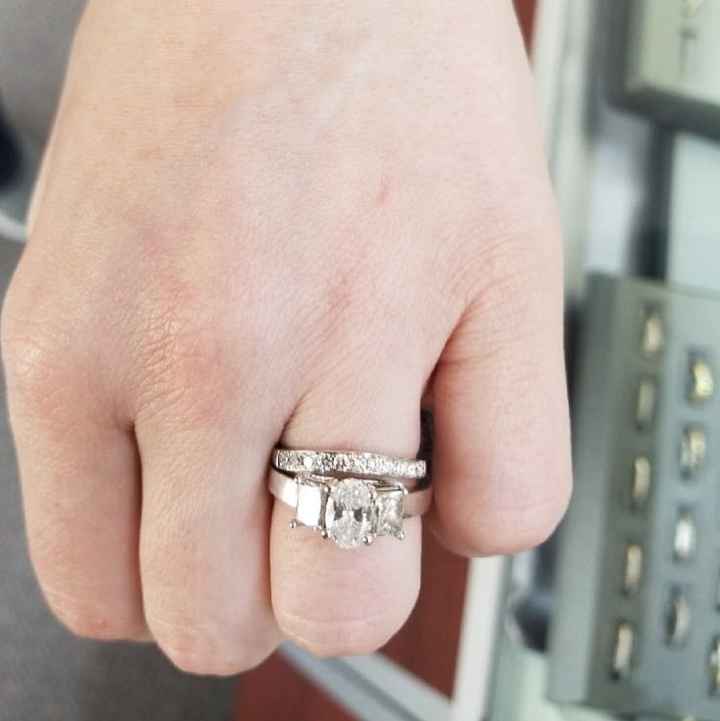 Desperately need photos of contoured engagement rings with classic bands!!!1 - 1