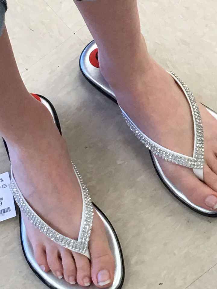 Beach wedding shoes