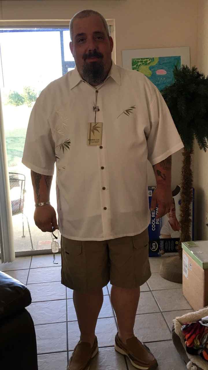 Beach wedding attire for groom!