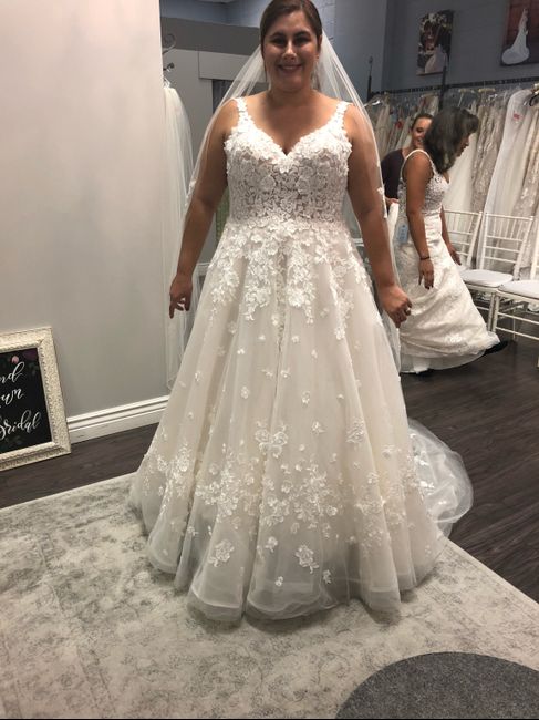 Let's see those A-line wedding dresses! - 1