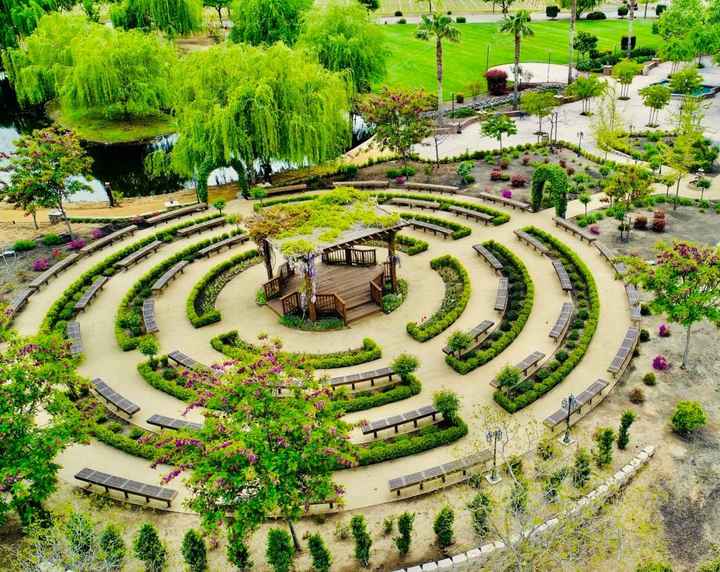 Aerial View Unity Circle