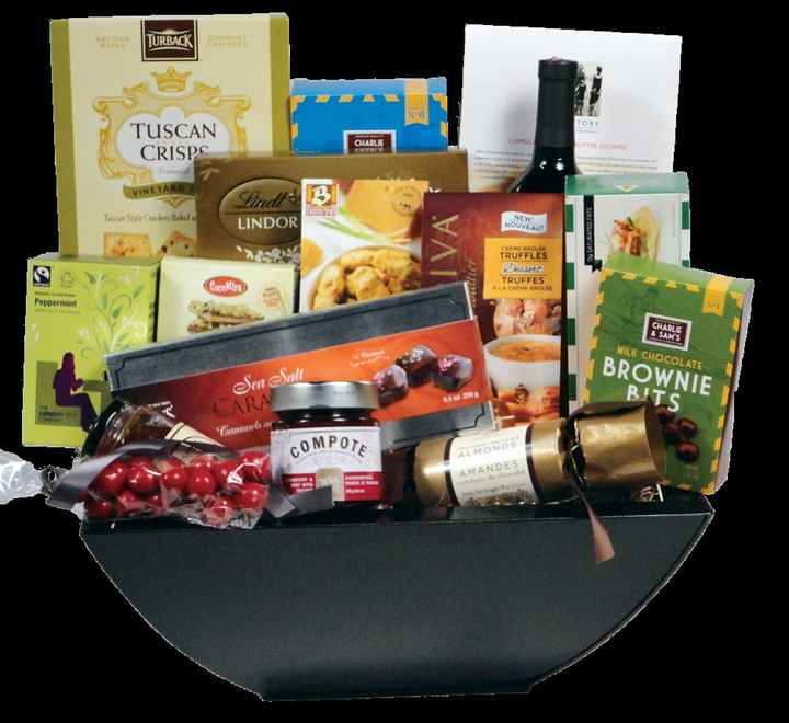 Wedding planning gift basket