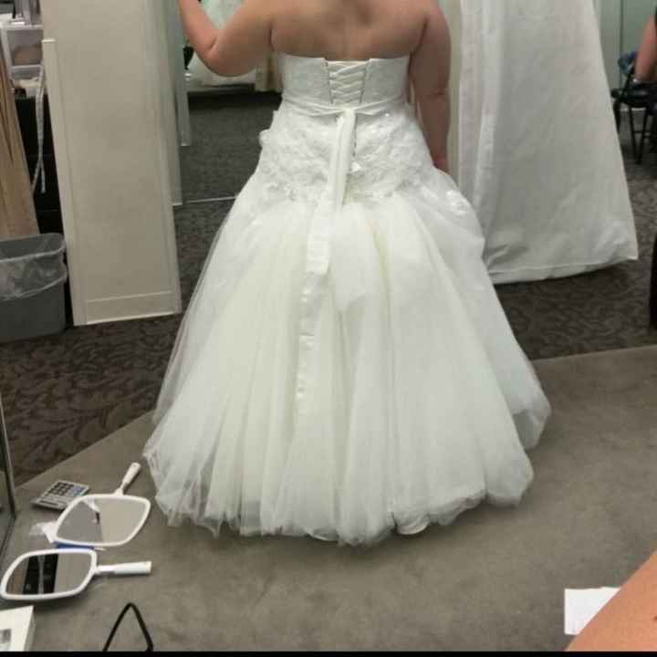 Tulle bottom bustle