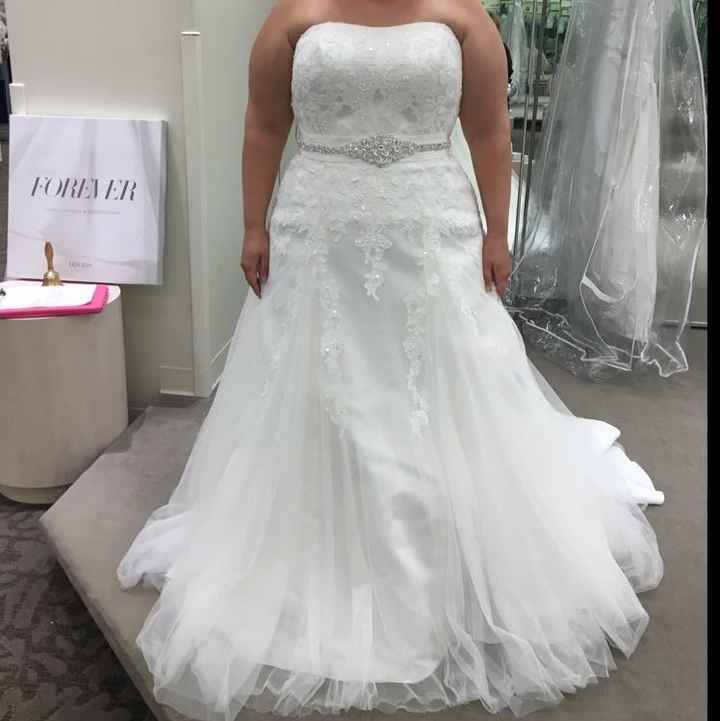 Plus Size Lace or Tulle Wedding Dresses -- show me yours?
