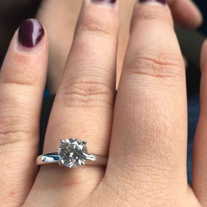 Lets see those beautiful engagement rings