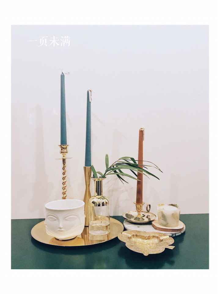 candle holders and candle stickers (handmade candles stickers (i was doing a decoration mock-up at h
