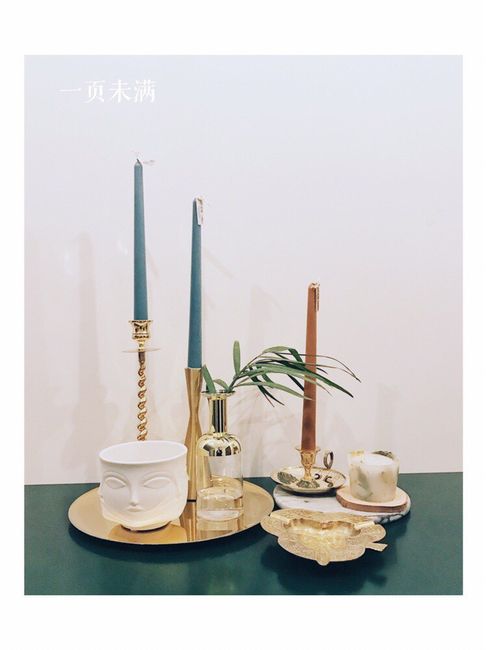 candle holders and candle stickers (handmade candles stickers (i was doing a decoration mock-up at h