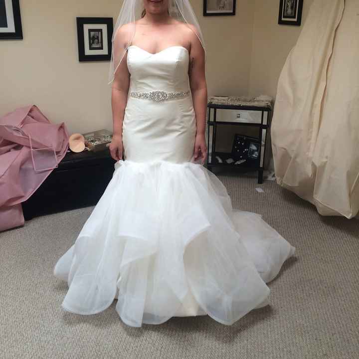 Show me your wedding dresses, and tell me where they are from,and the cost? :)