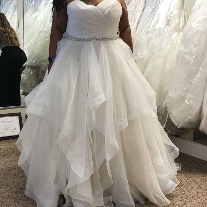 Plus Size Lace or Tulle Wedding Dresses -- show me yours?