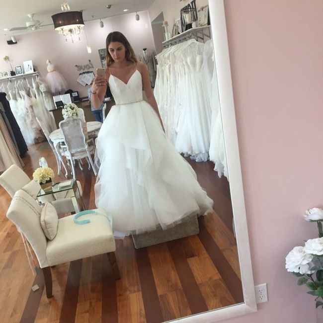 I wanna see your wedding dress!